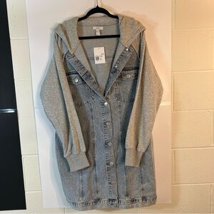 Forever 21 Gray Oversized Hoodie